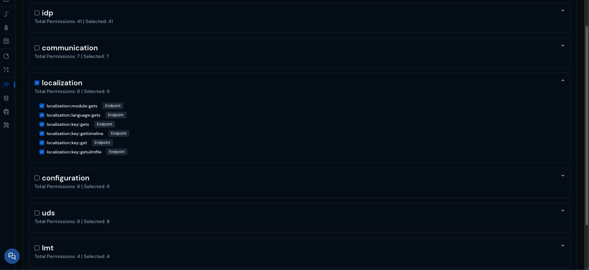 Role without required permission